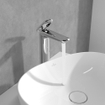 Villeroy & Boch Antao - Eengreeps wastafelkraan - verhoogd - met Push-Open afvoergarnituur - chroom SW974138