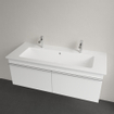 Villeroy en Boch Venticello meubelwastafel met 2 kraangaten 120x50cm met overloop ceramic+ wit 1025107