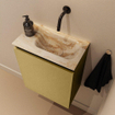 MONDIAZ TURE-DLUX 40cm toiletmeubel Oro. EDEN wastafel Frappe positie rechts. Zonder kraangat. SW1102876