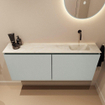 MONDIAZ TURE-DLUX 120cm toiletmeubel Greey. EDEN wastafel Ostra positie rechts. Zonder kraangat. SW1104863