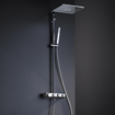 GROHE Euphoria smartcontrol Regendoucheset Opbouw - hoofddouche vierkant 31cm - handdouche staaf - chroom SW209453