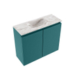 MONDIAZ TURE-DLUX 60cm toiletmeubel Smag. EDEN wastafel Glace positie midden. Zonder kraangat. SW1103501