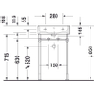 Duravit Vero Air wastafel geslepen 1 kraangat zonder overloop 50x47cm met WonderGliss wit SW157003