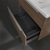 Villeroy & Boch Subway 3.0 wastafelonderkast 77.2x57.9cm 2 lades Arizona oak SW641508