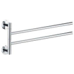 Plieger Vigo handdoekhouder 2-arms RVS brushed SW225399