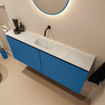 MONDIAZ TURE-DLUX 120cm toiletmeubel Jeans. EDEN wastafel Opalo positie midden. Zonder kraangat. SW1104384