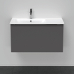 Duravit D-Neo wastafelonderkast 81x44x46.2cm 1 lade Grafiet Mat SW640815