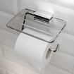 Geesa AIM Toiletrolhouder met planchet Chroom SW98588