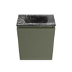MONDIAZ TURE-DLUX 40cm toiletmeubel Army. EDEN wastafel Lava positie midden. Zonder kraangat. SW1103682