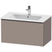 Duravit D-Neo wastafelonderkast 81x44x46.2cm 1 lade Basalt Mat SW640715