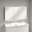 Villeroy & Boch My view spiegelkast 130x75cm 3 deuren 3 contactdoos LED SW641584