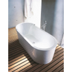 Duravit Starck bad acryl ovaal 180x80cm met paneel met poten wit 0315729