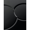 Geberit Sigma01 bedieningplaat met dualflush frontbediening voor toilet 24.6x16.4cm zwart glans OUTLET STORE18392