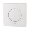 Wisa Maro bedieningsplaat vierkant kunststof dualflush DF wit 0704433