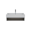 Duravit Vero Air (meubel) wastafel 1 kraangat met overloop 80x47cm met WonderGliss wit SW156961