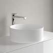 Villeroy & Boch Collaro opzetwastafell rond Ø40cm zonder overloop zonder kraangat ceramic+ stone white SW336043