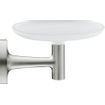 Duravit Starck T Zeephouder - wandmodel - 14x10.6cm -matglas - RVS geborsteld SW962368