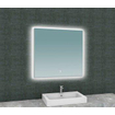 Wiesbaden Soul spiegel rechthoek met LED, dimbaar en spiegelverwarming 80 x 80 cm SW411997