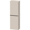 Duravit D-Neo halfhoge kast 40x24x132cm Linksdraaiend Taupe Mat SW640527