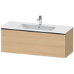 Duravit D-Neo wastafelonderkast 121x44x46.2cm 1 lade Natuur eiken Mat SW641069