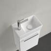 Villeroy & Boch Avento fontein 1 kraangat links zonder overloop 36x22cm ceramic+ Stone wit SW445850