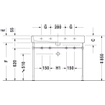 Duravit Vero wastafel 120x47cm 2 krgt met overloop gesl. wit 0293351
