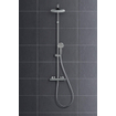 Hansgrohe Vernis Blend showerpipe met thermostaat ecosmart mat zwart SW647136