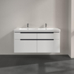 Villeroy & Boch Subway 2.0 wastafelonderkast 128.7x59x44.9cm glossy white SW118776