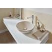 Villeroy & Boch Loop & friends opzetwastafel 42cm rond met overloop CeramicPlus almond SW644130