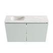 MONDIAZ TURE-DLUX 80cm toiletmeubel Greey. EDEN wastafel Ostra positie links. Zonder kraangat. SW1104838