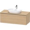 Duravit D-Neo wastafelonderkast 120x45.9x55cm 1 lade Natuur eiken Mat SW641260