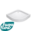 FugaFlow Efficiente Vetro 2.0 Douchebak - 100x100x15cm - kwartrond - wit SW1123784