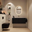 MONDIAZ TURE-DLUX 120cm toiletmeubel Urban. EDEN wastafel Ostra positie midden. Zonder kraangat. SW1104696