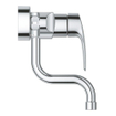 GROHE Eurosmart Keukenkraan - draaibare uitloop - inbouw - chroom SW536494