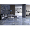 SAMPLE Cifre Cerámica Jewel Blue pulido gerectificeerd Vloer- en Wandtegel Marmer look Glans Blauw SW735609
