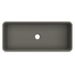 Arcqua Case waskom - rechthoek - 60x26cm - mat quartz grijs SW1209085