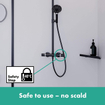 Hansgrohe Crometta s 240 1jet showerpipe met thermostaat chroom SW73210