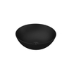 INK Otello Large waskom - 40x40x12cm - rond - porselein zwart mat SW411450