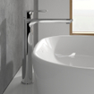Villeroy & Boch O.novo Eengreeps wastafelkraan verhoogd met Push-Open afvoergarnituur - chroom SW974110