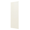 Plieger Cavallino Retto designradiator verticaal enkel middenaansluiting 1800x602mm 1205W pergamon (RAL9001) 7252985