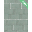 Cifre Ceramica Atlas wandtegel - 7.5x15cm - 8.5mm - Rechthoek - Groen mat SW359870