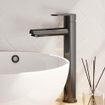 Brauer Gunmetal Edition Wastafelmengkraan opbouw - hoog - model C - PVD - geborsteld gunmetal SW715800