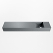 Mondiaz TYNE Fontein - 110x23x12cm - wasbak Rechts - zonder kraangaten - solid surface - Plata SW1026188