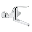 Grohe Euroeco Special Wastafelmengkraan - uitloop 27.2cm - opbouw - wandmontage - chroom SW1186206