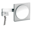 Emco Prestige LED-scheerspiegel 5x vergrotend spiraalsnoer chroom GA98292