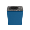 MONDIAZ TURE-DLUX 40cm toiletmeubel Jeans. EDEN wastafel Lava positie links. Met 1 kraangat. SW1103823