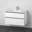 Duravit D-Neo meubelset m. wastafelonderbouwkast m. 2 laden m. softclose 100x20x48cm incl. wastafel wit mat SW641973