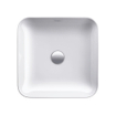 Duravit Cape Cod waskom vierkant zonder kraangat zonder overloop 43x43cm mat wit/wit SW297003