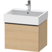 Duravit D-Neo wastafelonderkast 58.4x44x44.2cm 1 lade Natuur eiken Mat SW640969