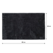 Sealskin Doux Badmat 50x80 cm Polyester Donkergrijs SW699508